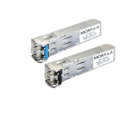 Moxa Smallformfctr Pluggable Transcvr W/ 1000Base Wdm, Type B, Sfp-1G40Blc-T SFP-1G40BLC-T